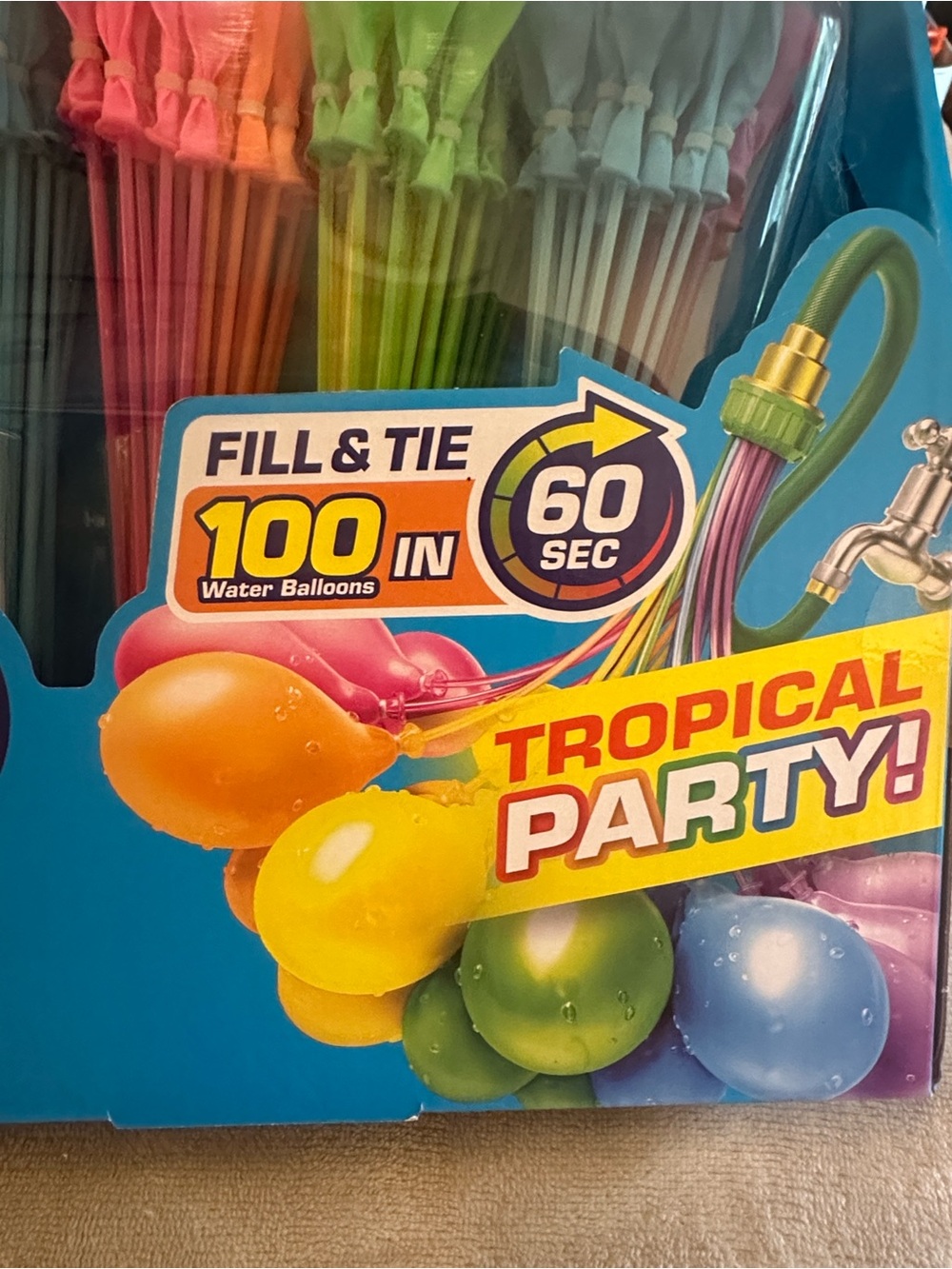 Tropical Party Fill & Tie Water Balloons - Multicolor